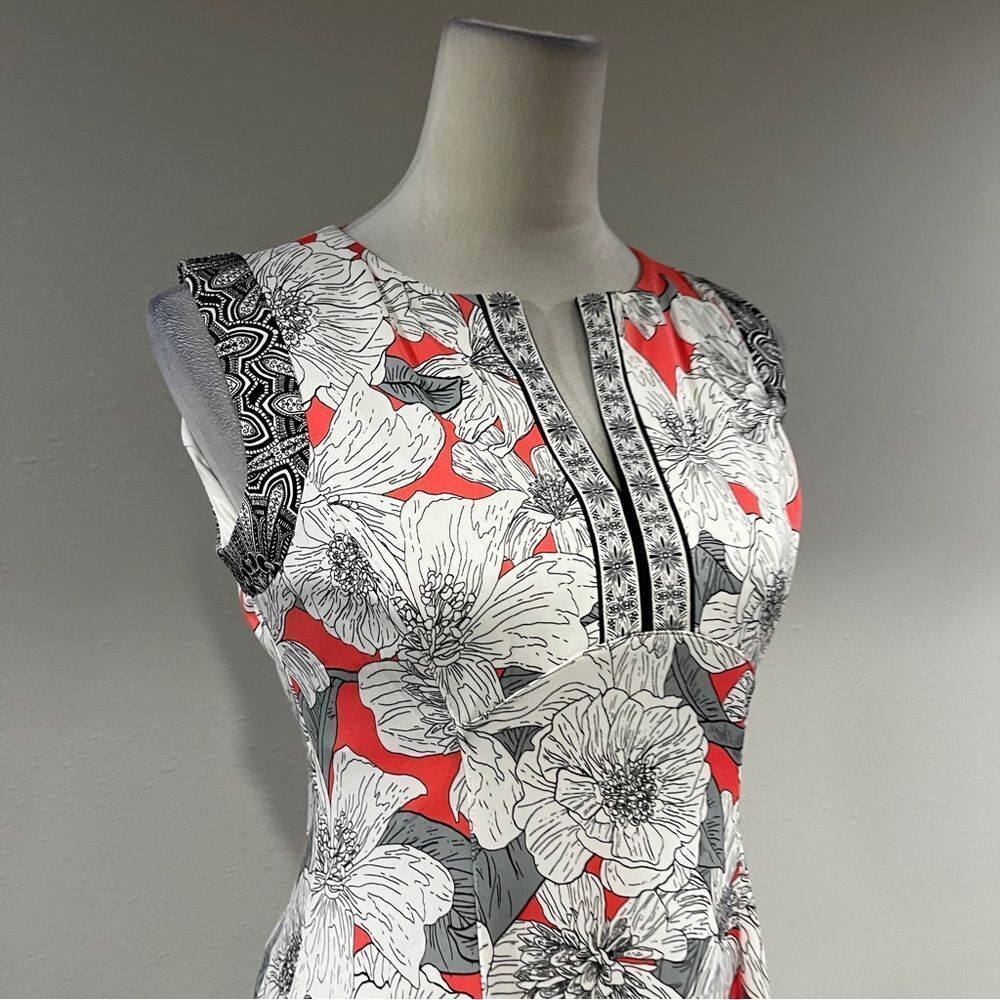 Adorne Floral Sleeveless mini Dress size 4P‎ - Picture 3 of 13